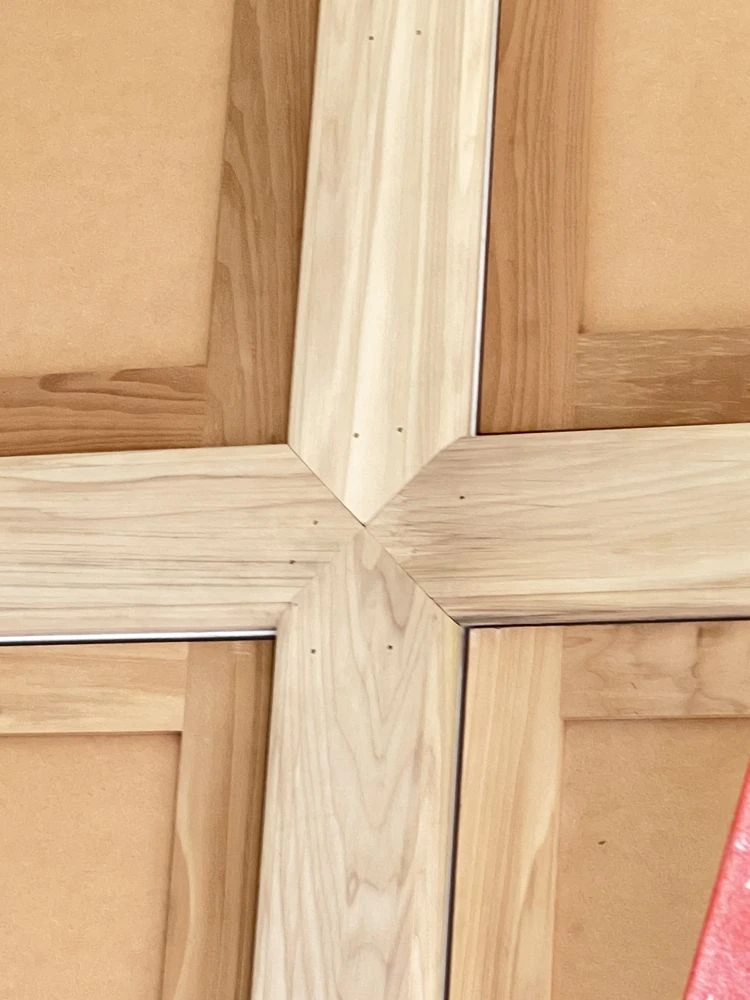 Custom wood door detail project