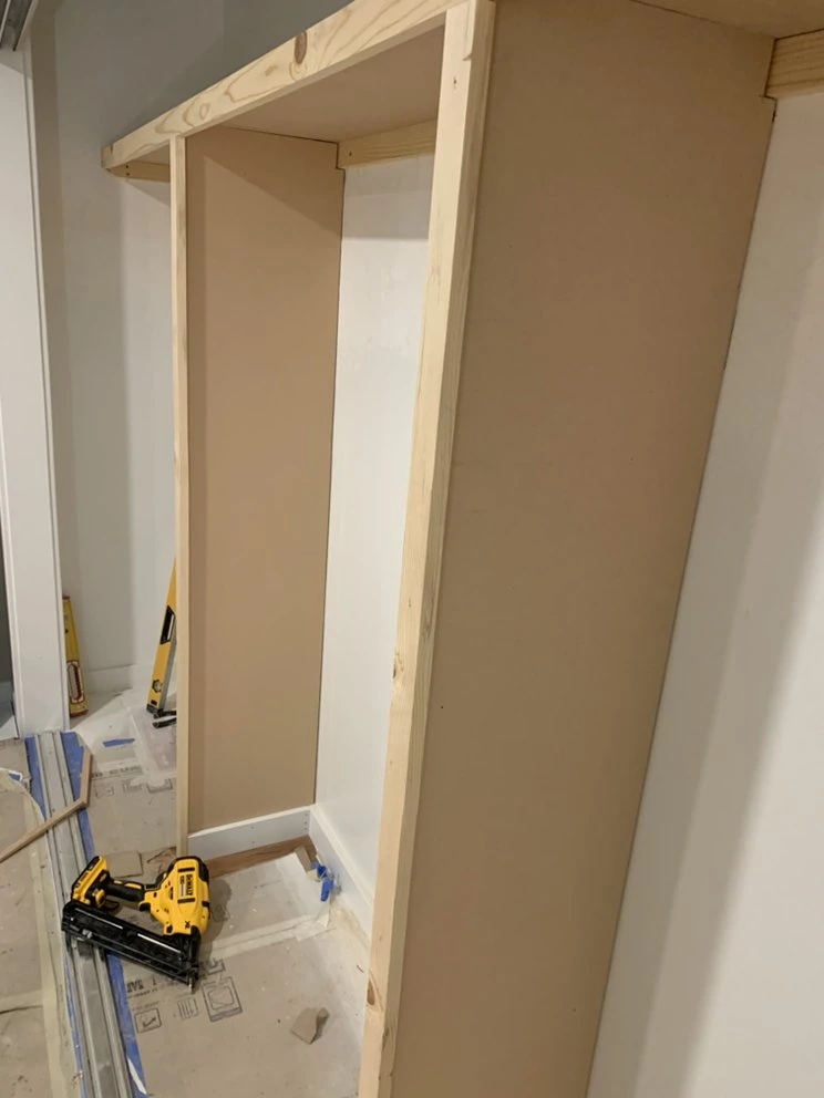 Closet carpentry project