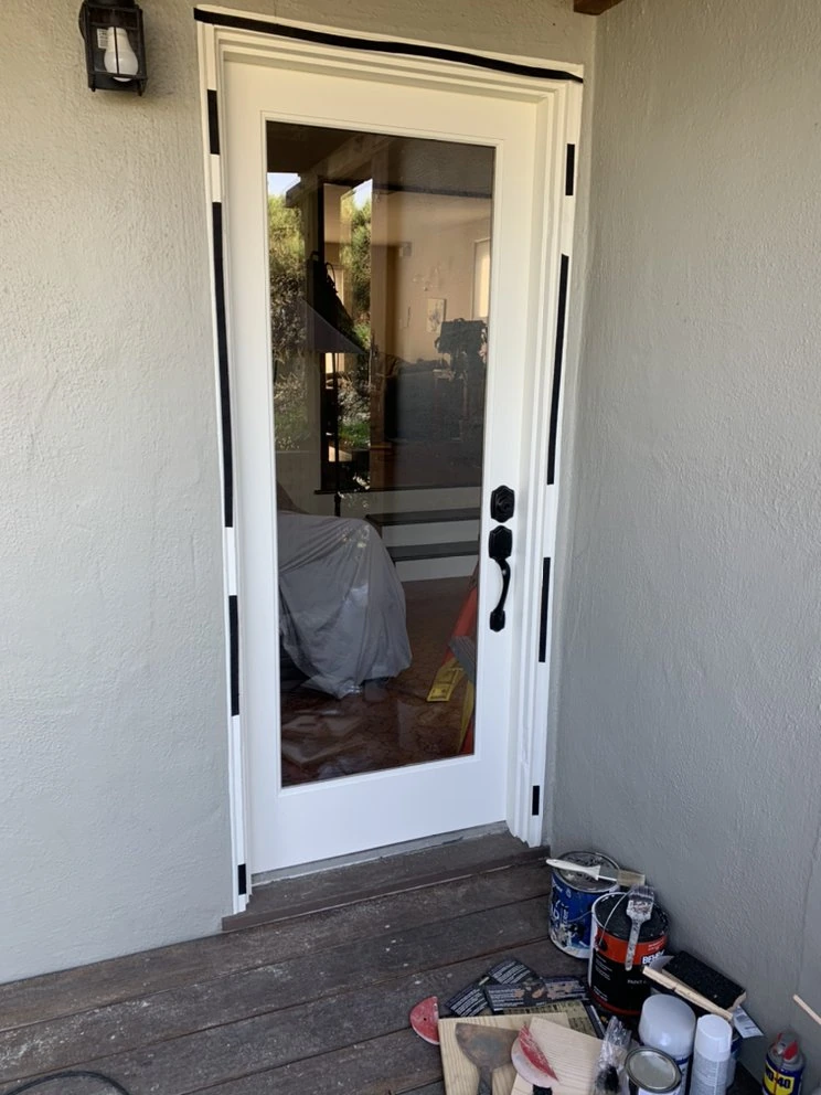 Door installation project