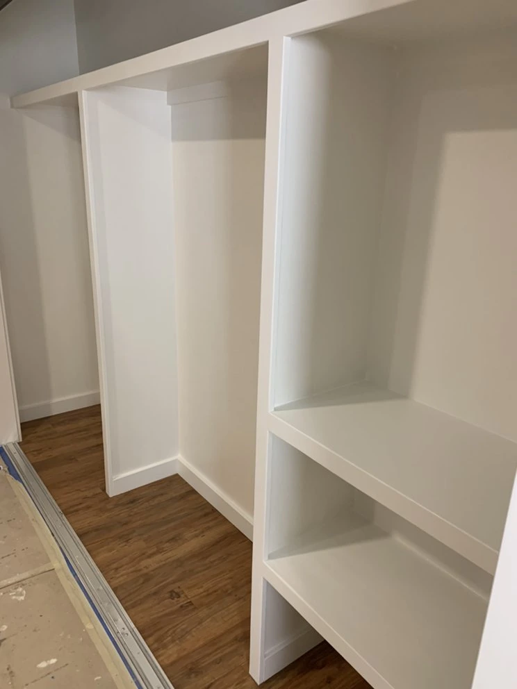 Closet shelving project